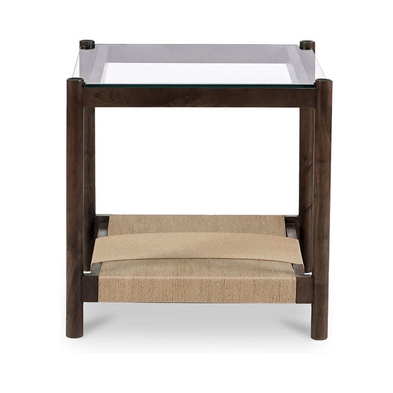 WALKER SIDE TABLE BROWN