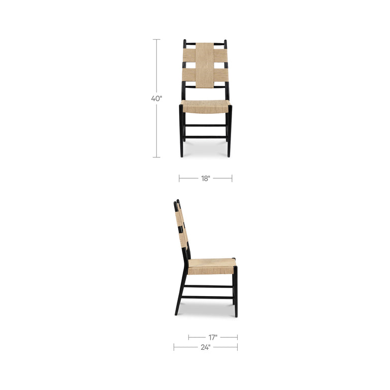 LAUREL DINING CHAIR-SET OF TWO