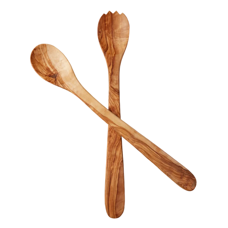 OLIVE WOOD LONG SERVING SET | GADGETS & TOOLS