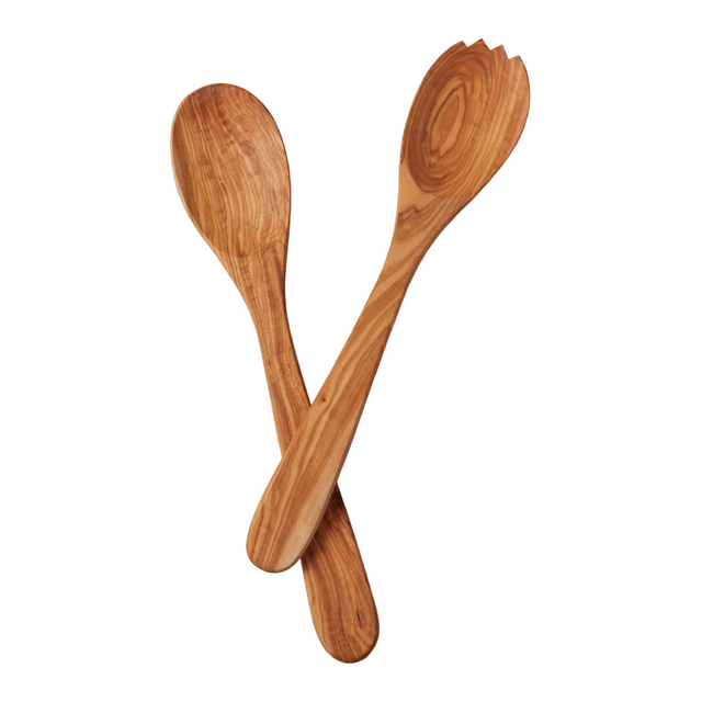 OLIVE WOOD SERVING SET | SERVING UTENSILS