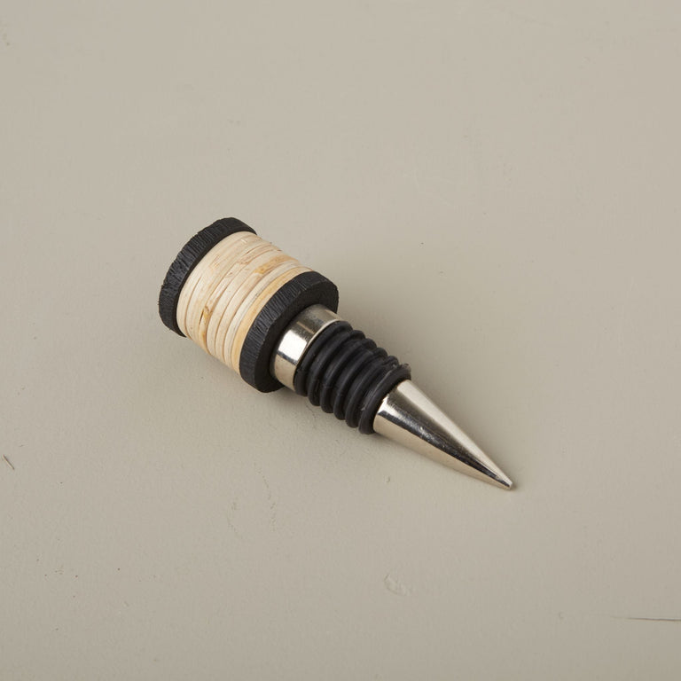 ARENDAL RATTAN BOTTLE STOPPER | BAR TOOLS