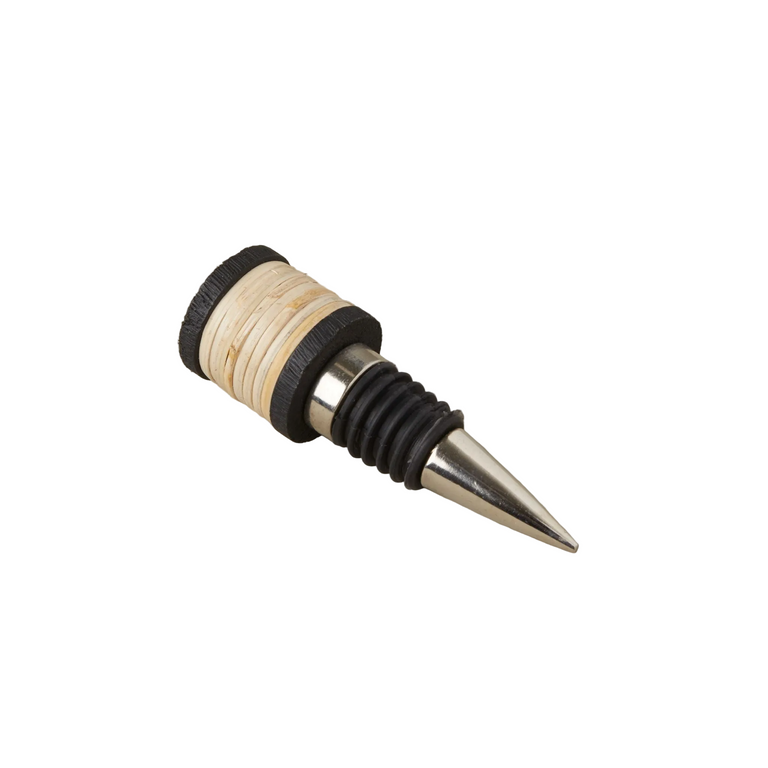 ARENDAL RATTAN BOTTLE STOPPER | BAR TOOLS