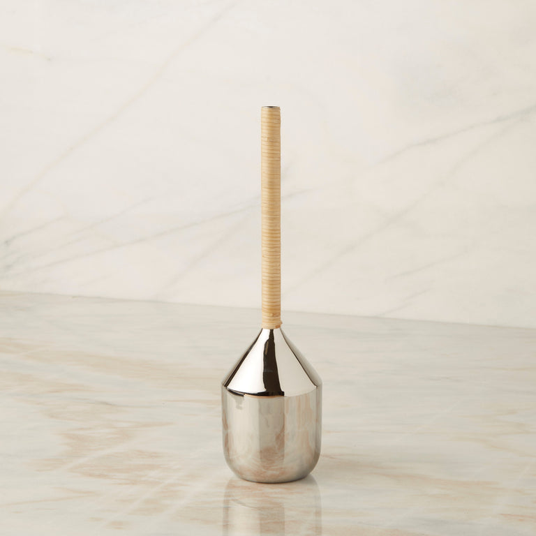 ARENDAL RATTAN VESSEL, TALL | PLANTERS & VASES