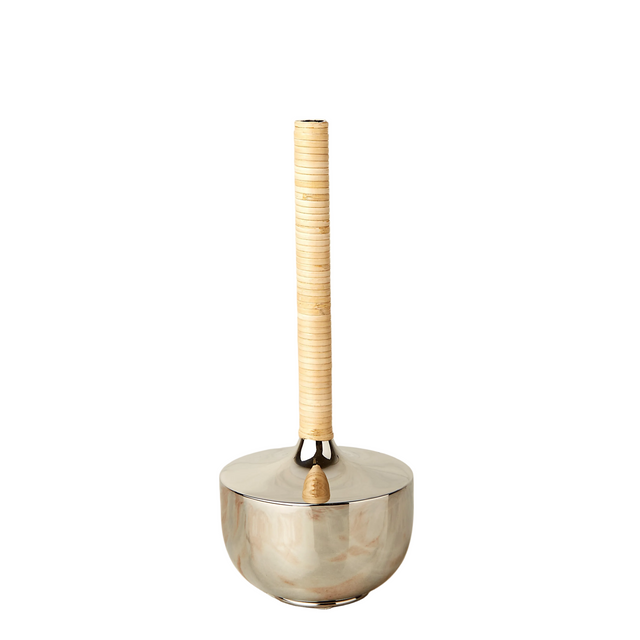 ARENDAL RATTAN VESSEL, SHORT | PLANTERS & VASES