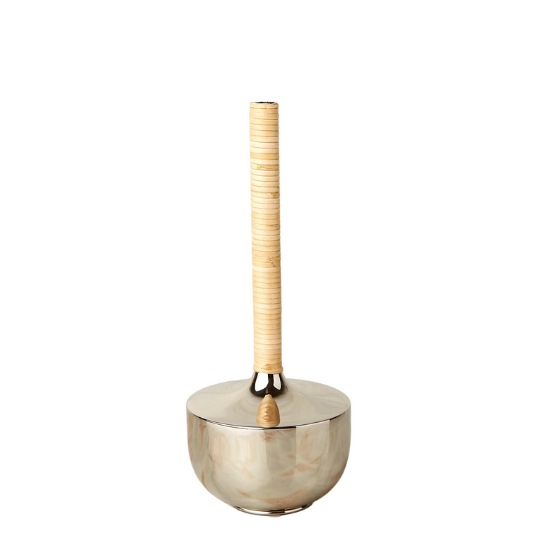 ARENDAL RATTAN VESSEL, SHORT | PLANTERS & VASES