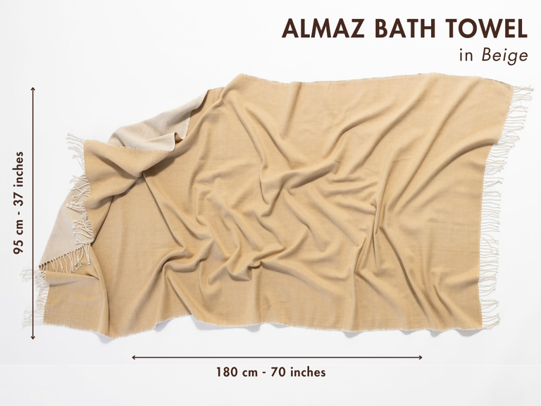 ALMAZ HANDWOVEN ETHIOPIAN COTTON BATH TOWEL | BATH