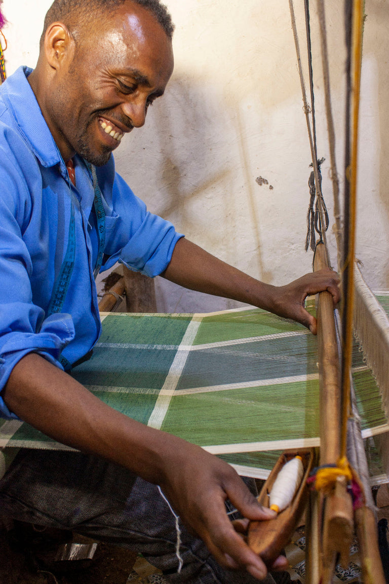 JANE HANDWOVEN ETHIOPIAN COTTON KITCHEN TOWEL | KITCHEN