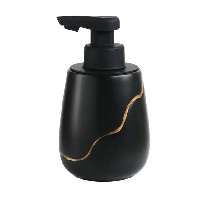 BOSILUNLIFE NORDIC GARDEN AUTOMATIC FOAMING SOAP DISPENSER RECYCLED ECO-CLAY 18.94 OZ | BATHROOM ACCESSORIES