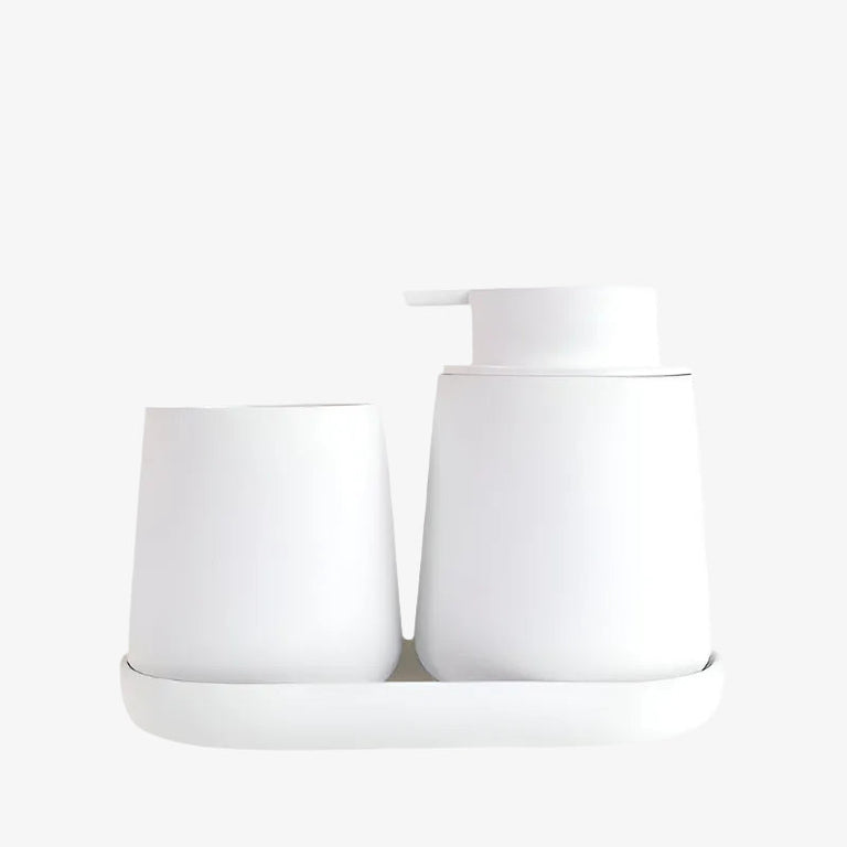 BosilunLife Rubber Paint Liquid Bathroom Accessories Set Recycled Ceramic Eco-Clay