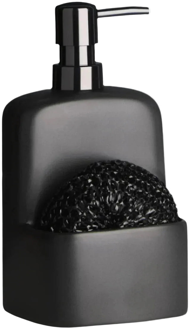 BosilunLife Soap Dispenser with Sponge Holder Liquid Recycled Ceramic Eco-Clay