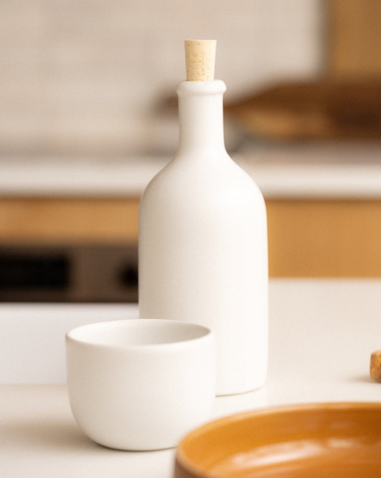 Stoneware Olive Oil Dispenser - Jazz 21 oz