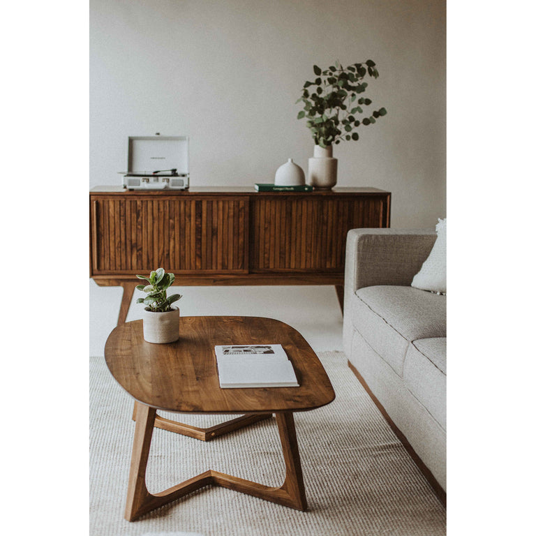 GODENZA SMALL COFFEE TABLE BROWN