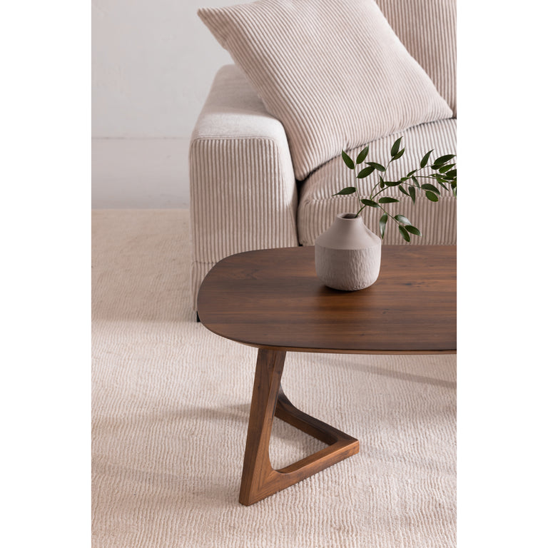 GODENZA SMALL COFFEE TABLE BROWN