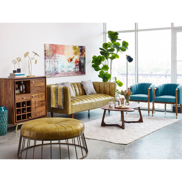 GODENZA SMALL COFFEE TABLE BROWN