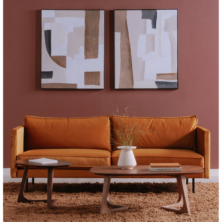 GODENZA SMALL COFFEE TABLE BROWN
