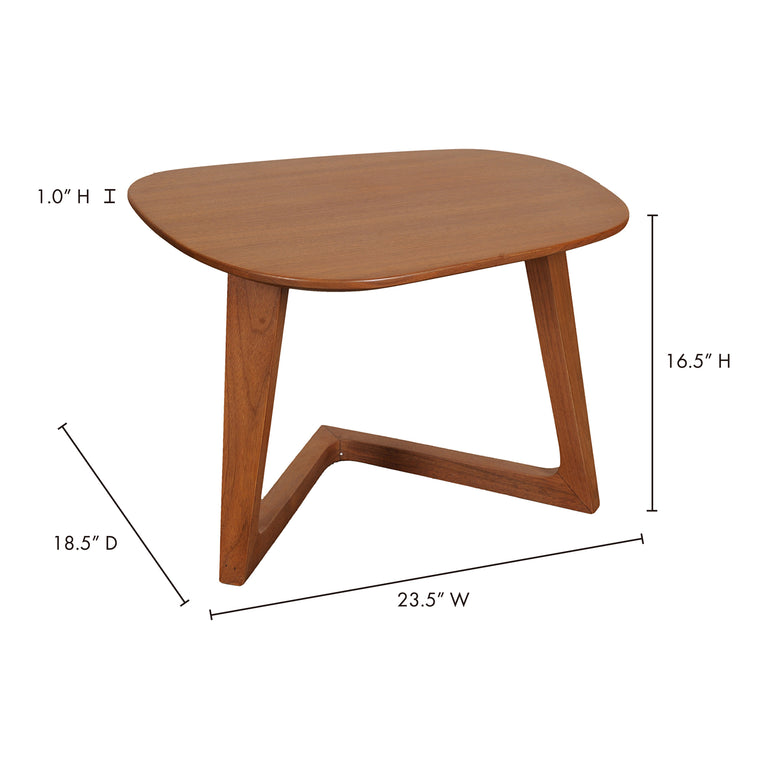 GODENZA END TABLE BROWN