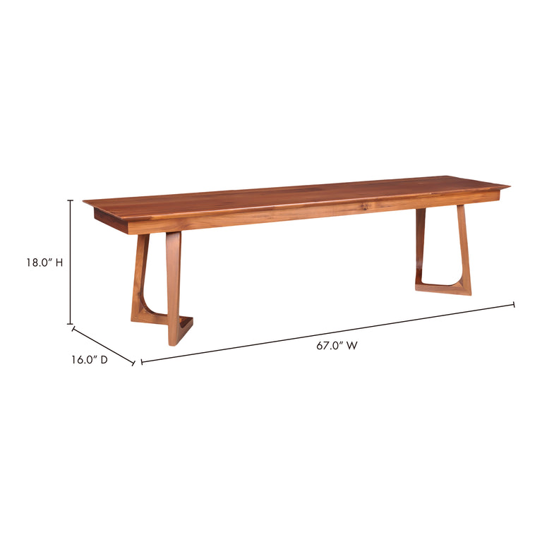 GODENZA BENCH BROWN