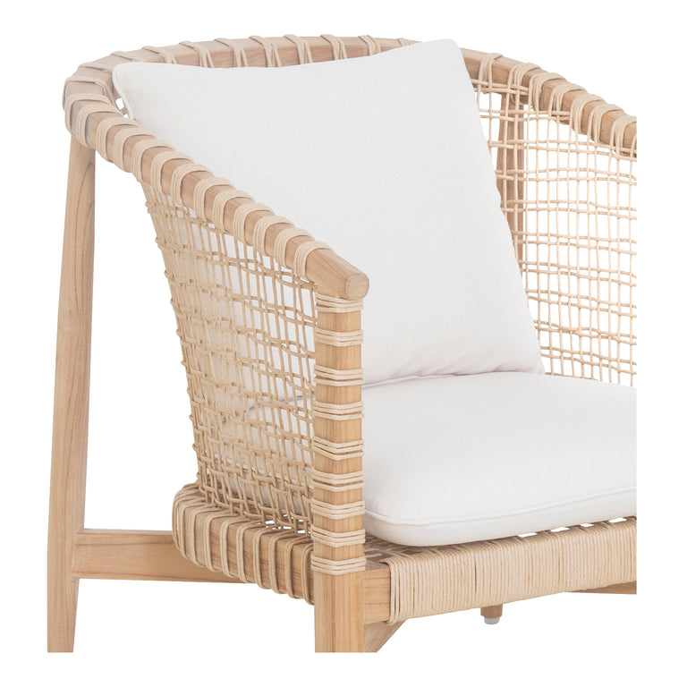 KUNA OUTDOOR LOUNGE CHAIR WHITE