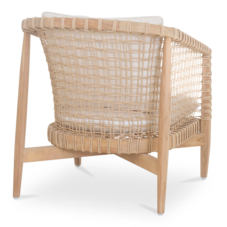 KUNA OUTDOOR LOUNGE CHAIR WHITE