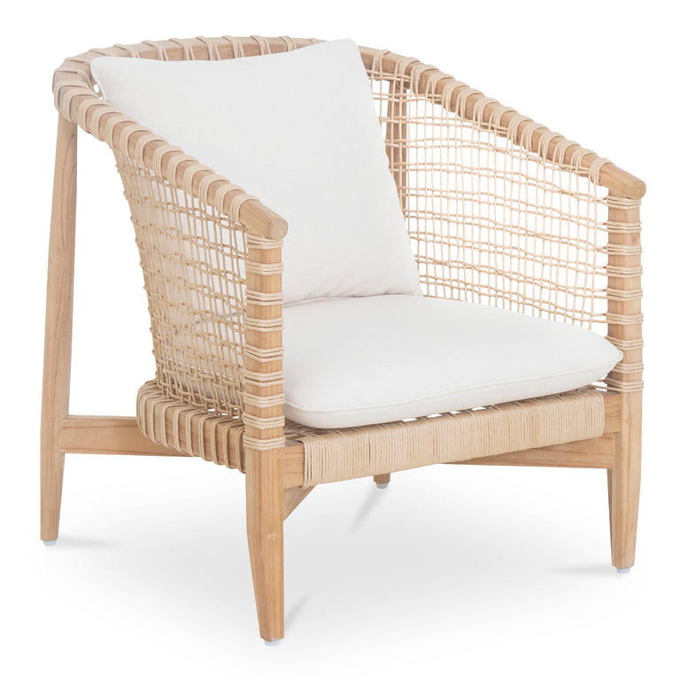 KUNA OUTDOOR LOUNGE CHAIR WHITE