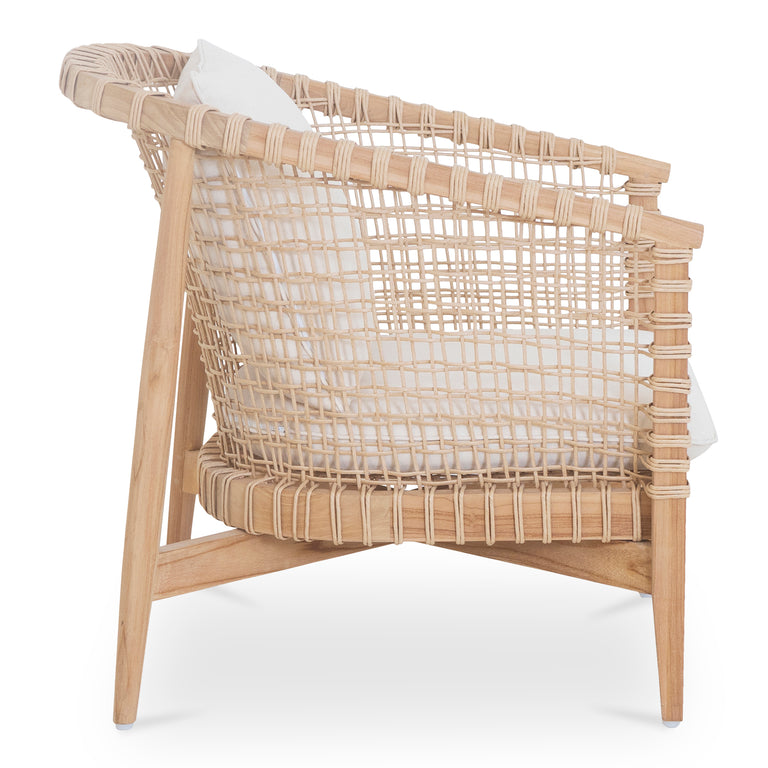 KUNA OUTDOOR LOUNGE CHAIR WHITE