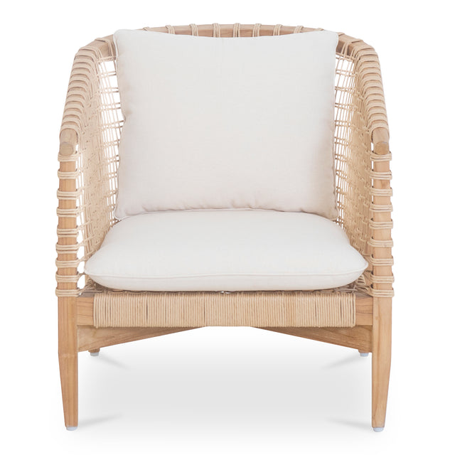KUNA OUTDOOR LOUNGE CHAIR WHITE
