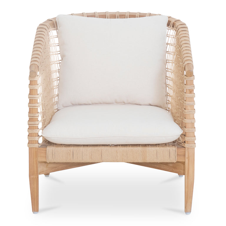 KUNA OUTDOOR LOUNGE CHAIR WHITE