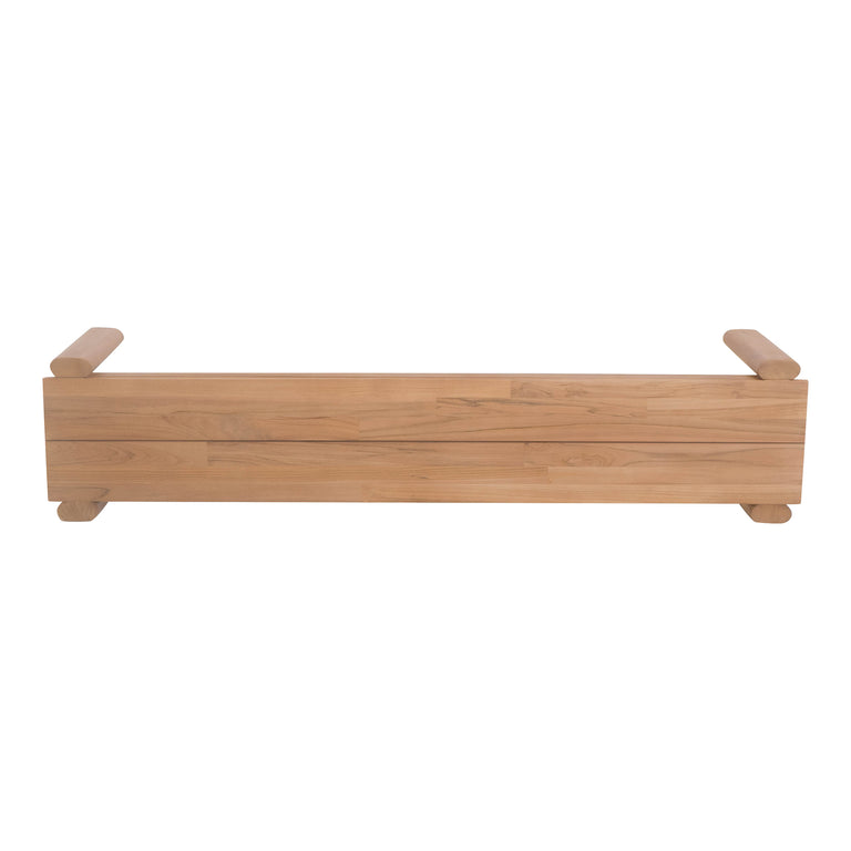 TEMPO OUTDOOR DINING BENCH NATURAL