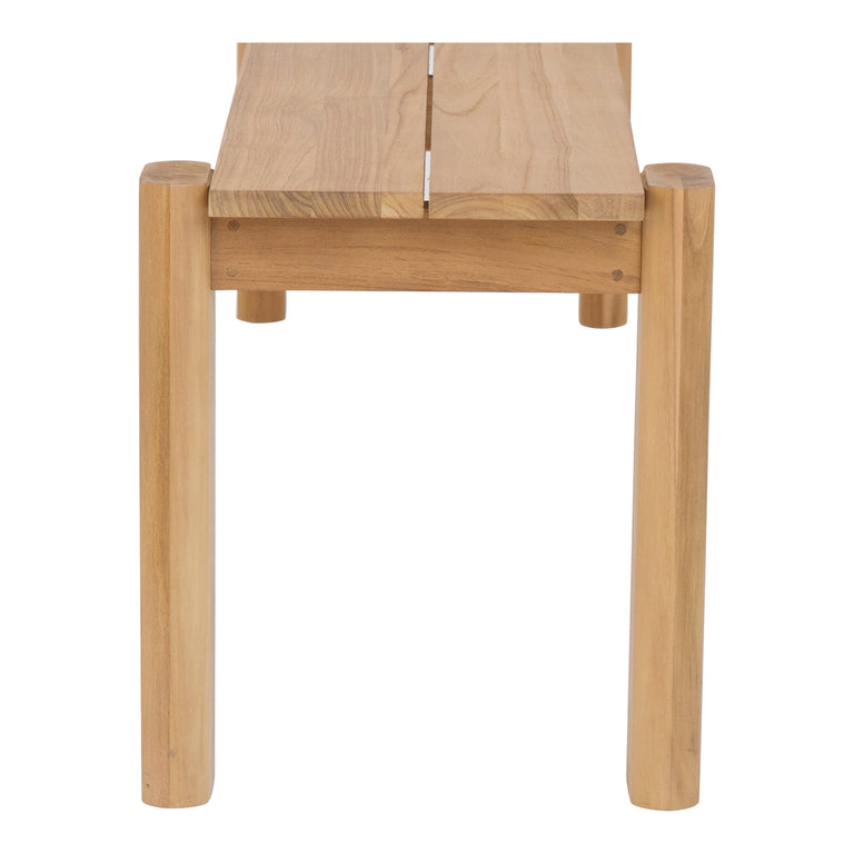 TEMPO OUTDOOR DINING BENCH NATURAL