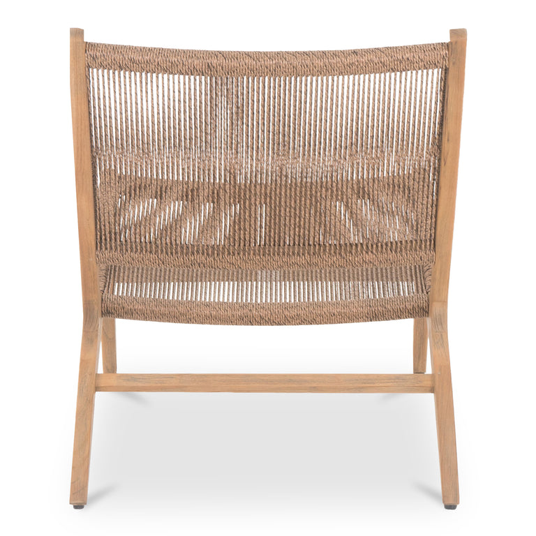 PALMA OUTDOOR LOUNGE CHAIR WARM BROWN