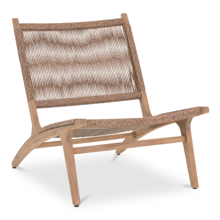 PALMA OUTDOOR LOUNGE CHAIR WARM BROWN