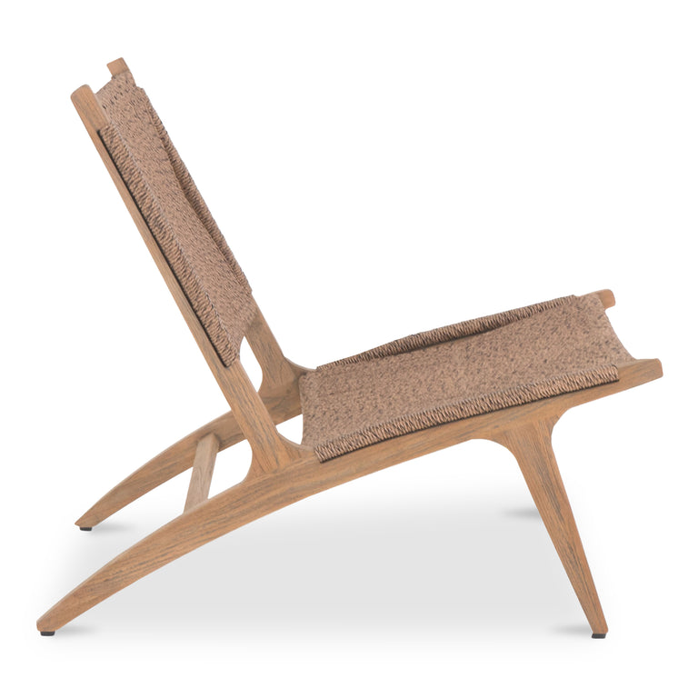PALMA OUTDOOR LOUNGE CHAIR WARM BROWN