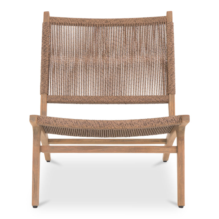 PALMA OUTDOOR LOUNGE CHAIR WARM BROWN