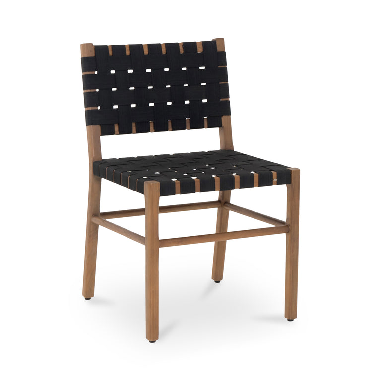 MIRA OUTDOOR DINING CHAIR BLACK