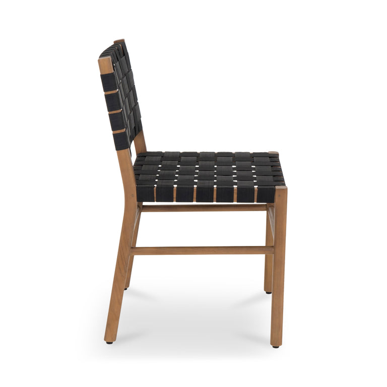 MIRA OUTDOOR DINING CHAIR BLACK