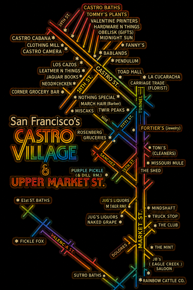 CASTRO VILLAGE POSTER
