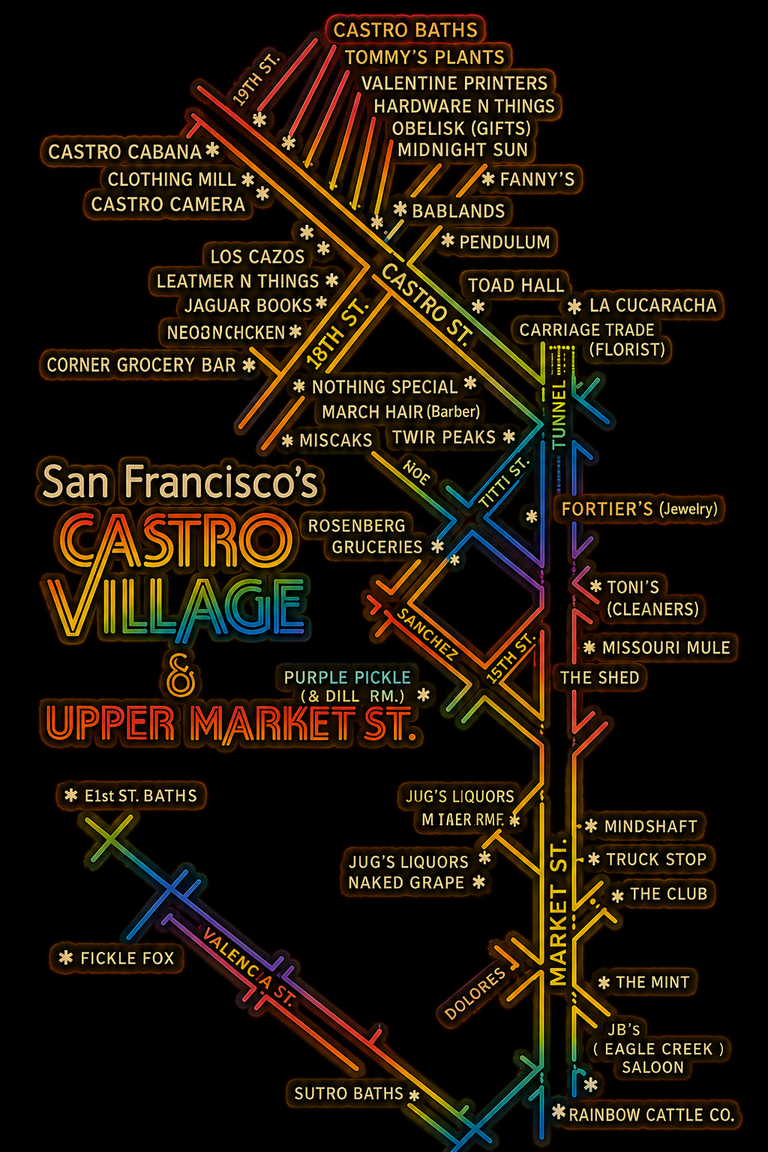 CASTRO VILLAGE POSTER