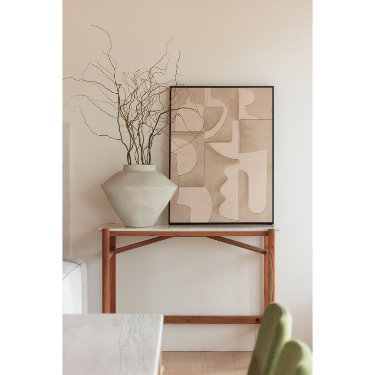 RAJA LARGE DECORATIVE VESSEL BEIGE
