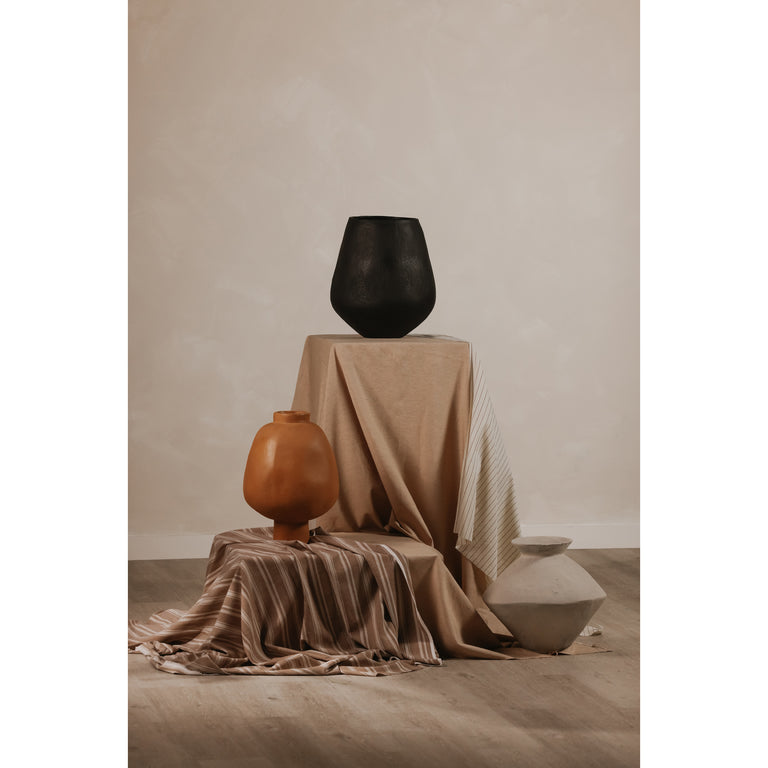 RAJA LARGE DECORATIVE VESSEL BEIGE
