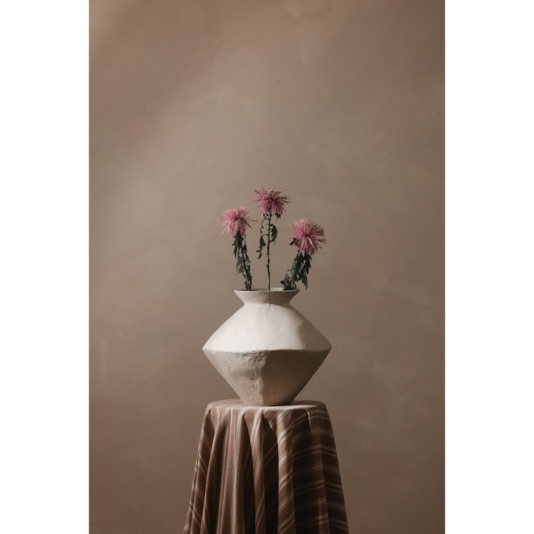 RAJA LARGE DECORATIVE VESSEL BEIGE