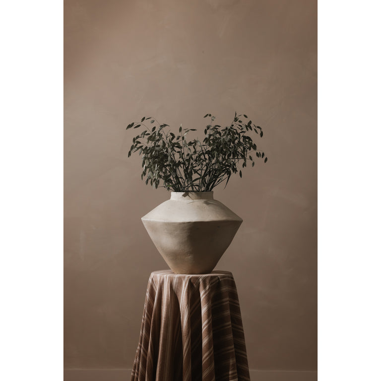 RAJA LARGE DECORATIVE VESSEL BEIGE