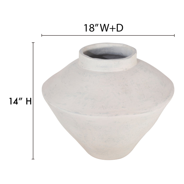 RAJA LARGE DECORATIVE VESSEL BEIGE