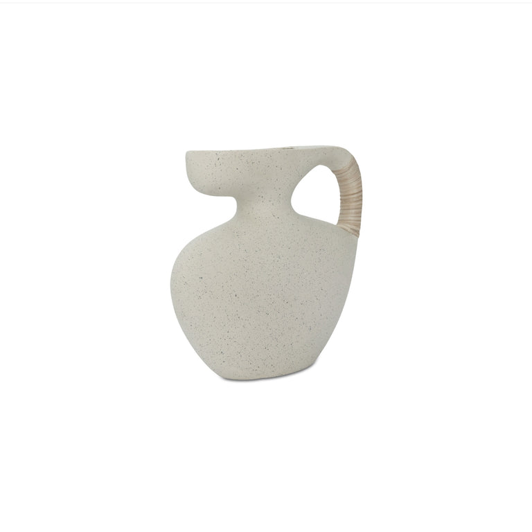 VILA 13 IN SCULPTURAL VESSEL CREAM WHITE
