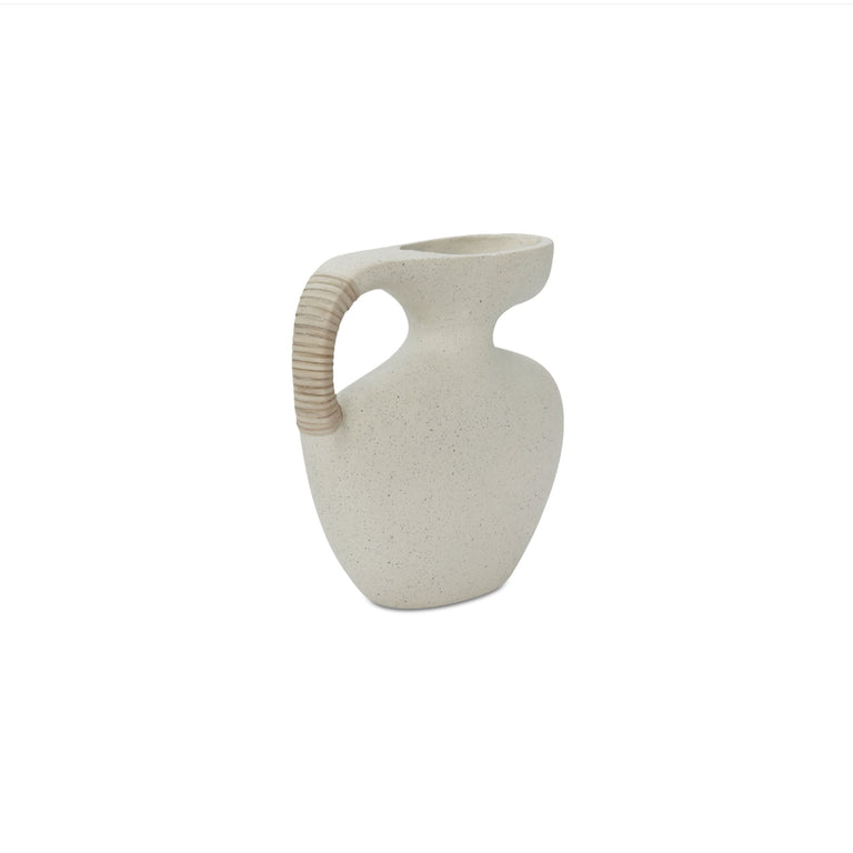 VILA 13 IN SCULPTURAL VESSEL CREAM WHITE