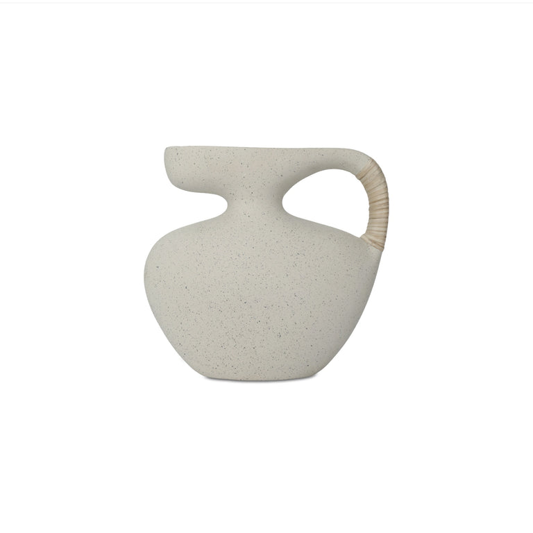 VILA 13 IN SCULPTURAL VESSEL CREAM WHITE