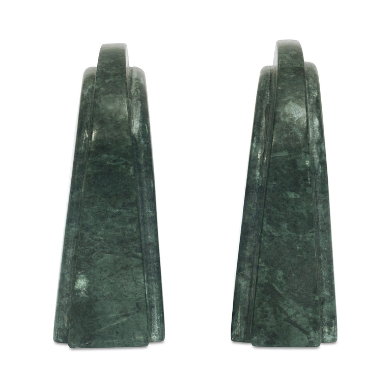 ZANE MARBLE BOOKENDS-SET OF TWO