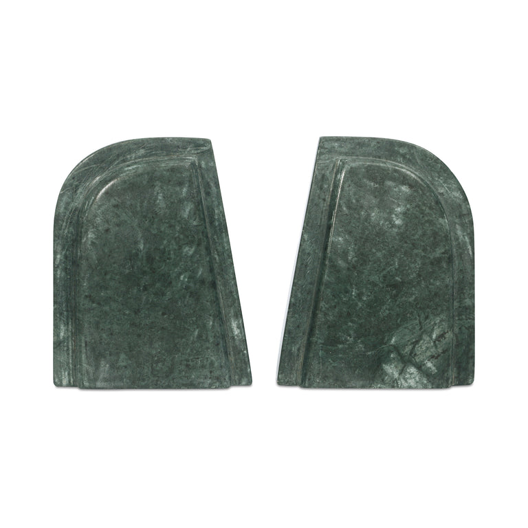 ZANE MARBLE BOOKENDS-SET OF TWO