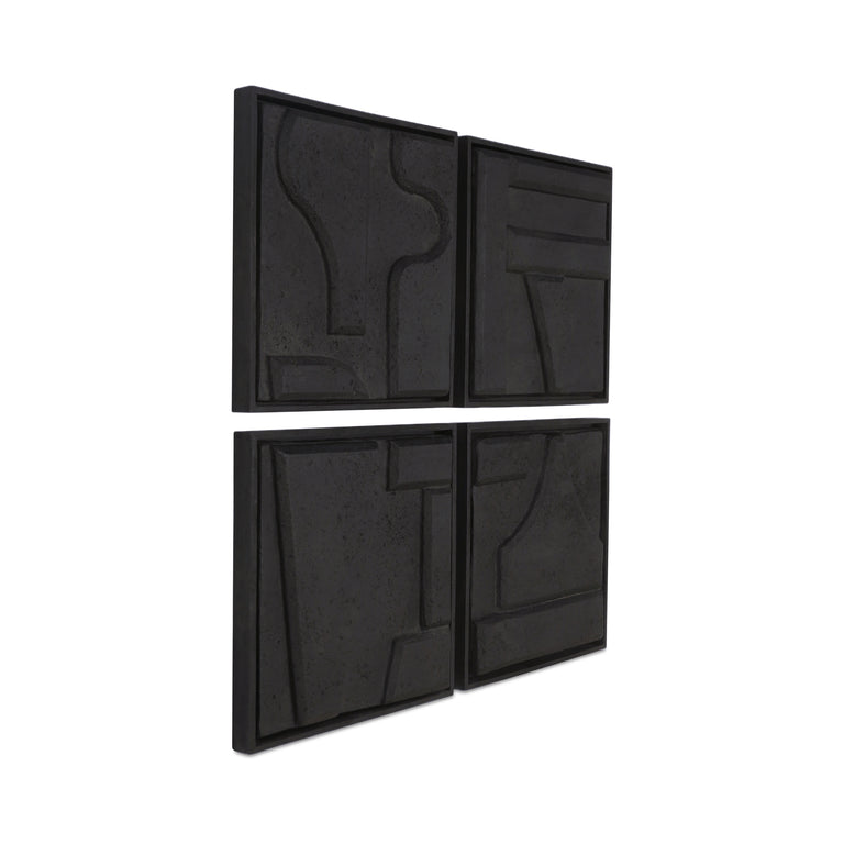 ALVA WALL SCULPTURE-SET OF 4