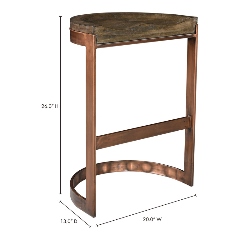 BANCROFT COUNTER STOOL GREY
