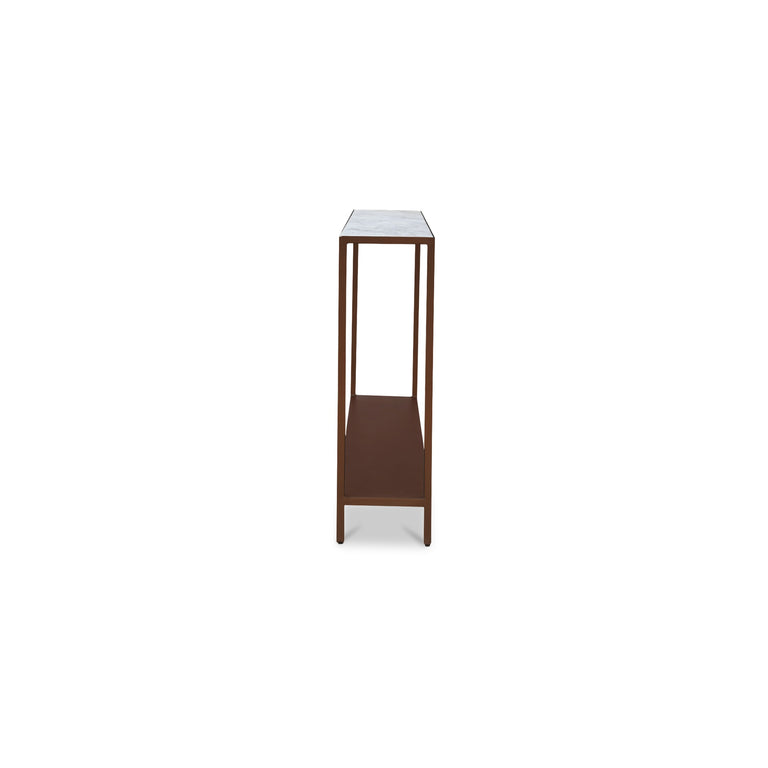 BOTTEGO CONSOLE TABLE ANTIQUE COPPER